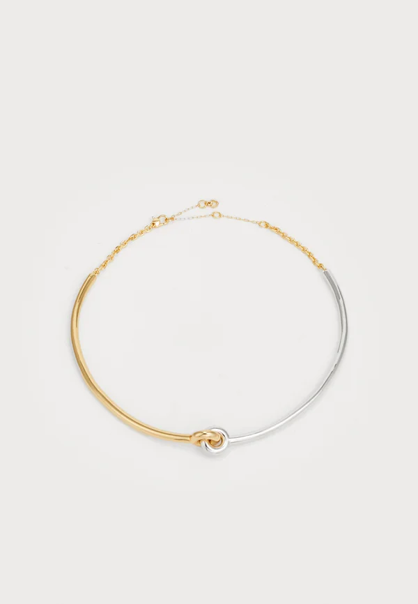 INTERLOCK CHOKER - Halskette - silver gold-coloured