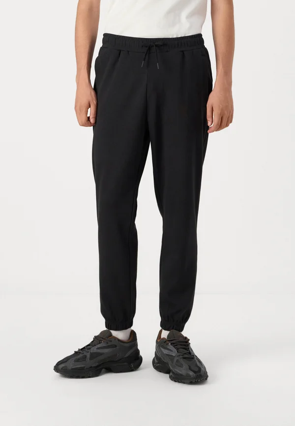 INTERLOCK CUFFED  - Jogginghose - jet black