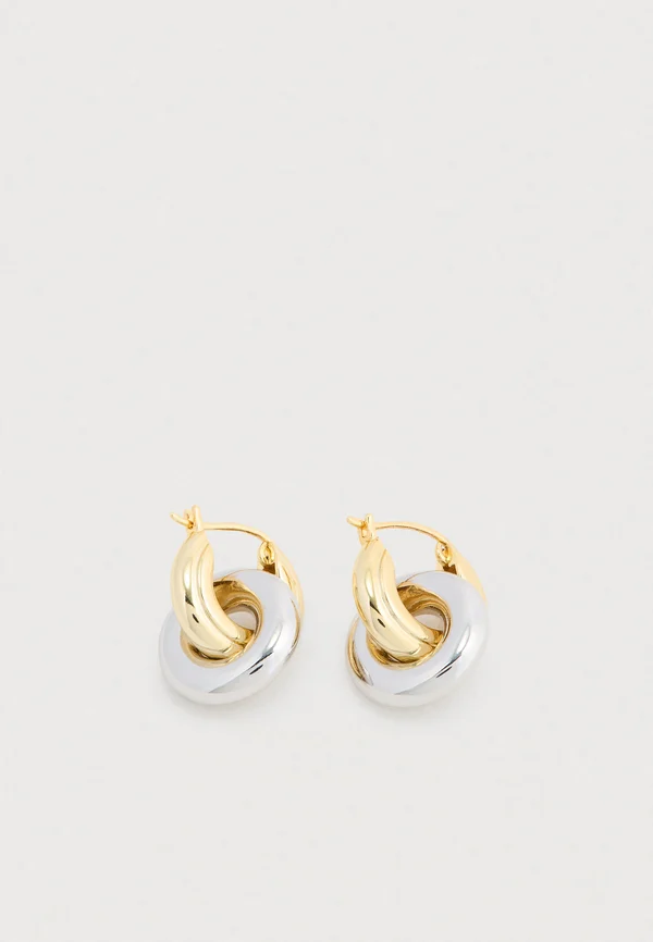 INTERLOCK HOOPS - Ohrringe - gold-coloured