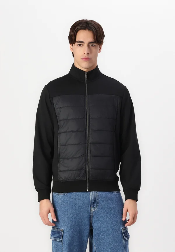 INTERLOCK HYBIRD PANELLED  - Übergangsjacke - jet black