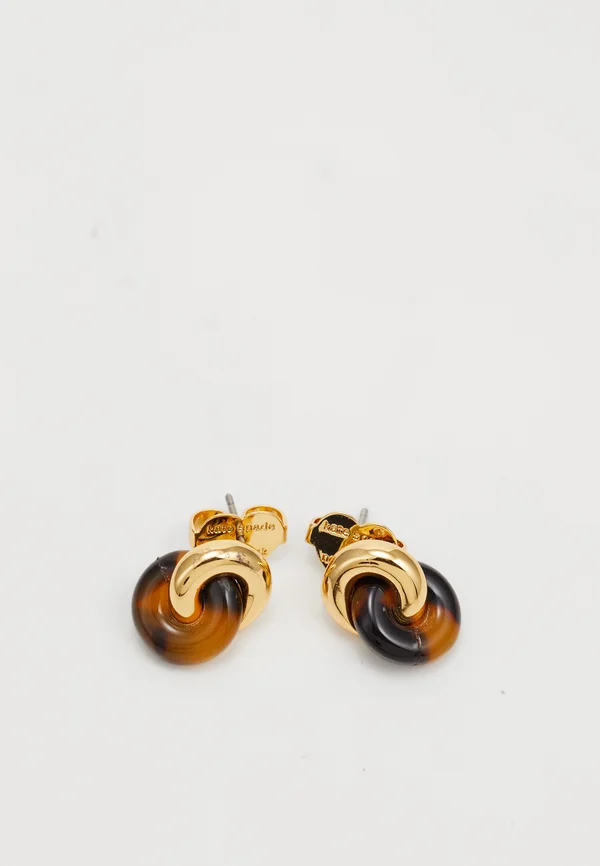 INTERLOCK STUDS - Ohrringe - gold-coloured
