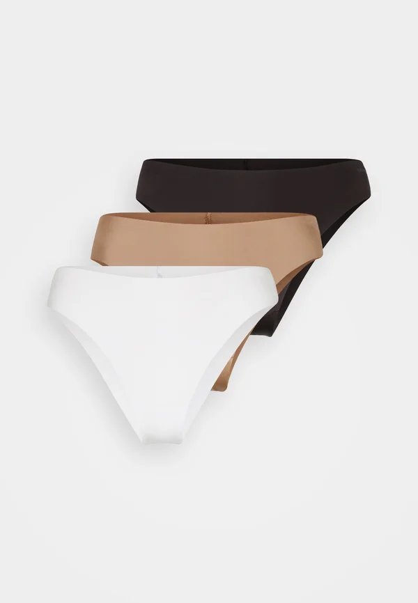 INVISIBLE BRIEF 3 PACK - Slip - dark brown/nude/white