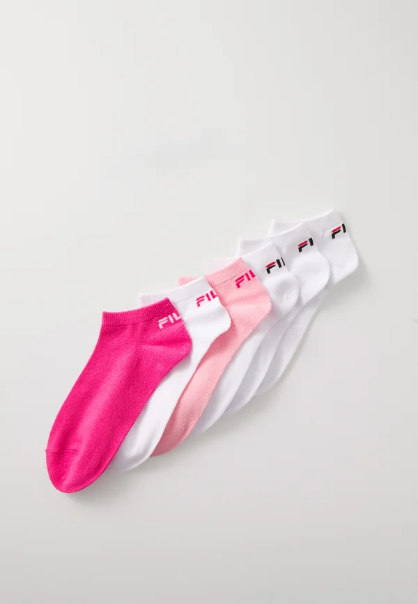 INVISIBLE PLAIN SOCK UNISEX 6 PACK - Socken - pink panther/white
