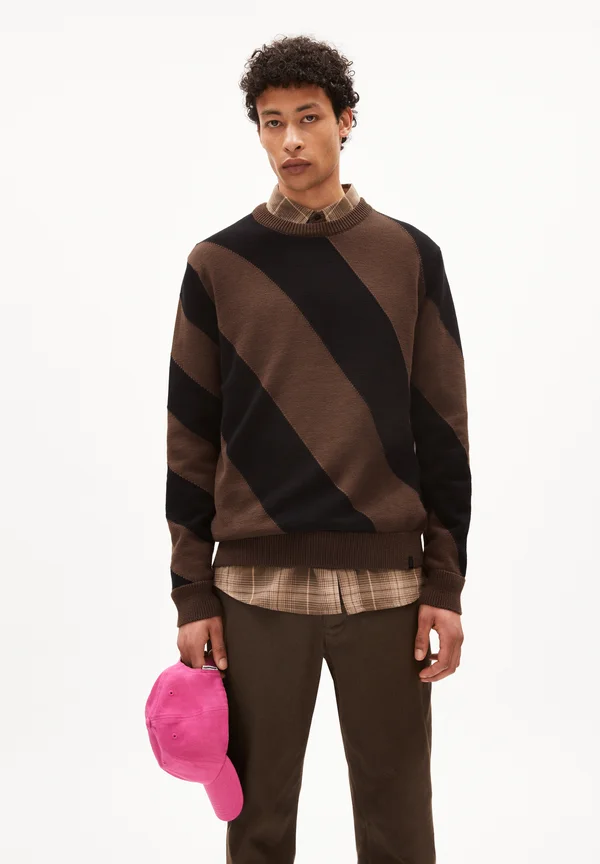 IOAAN - Strickpullover - black earth