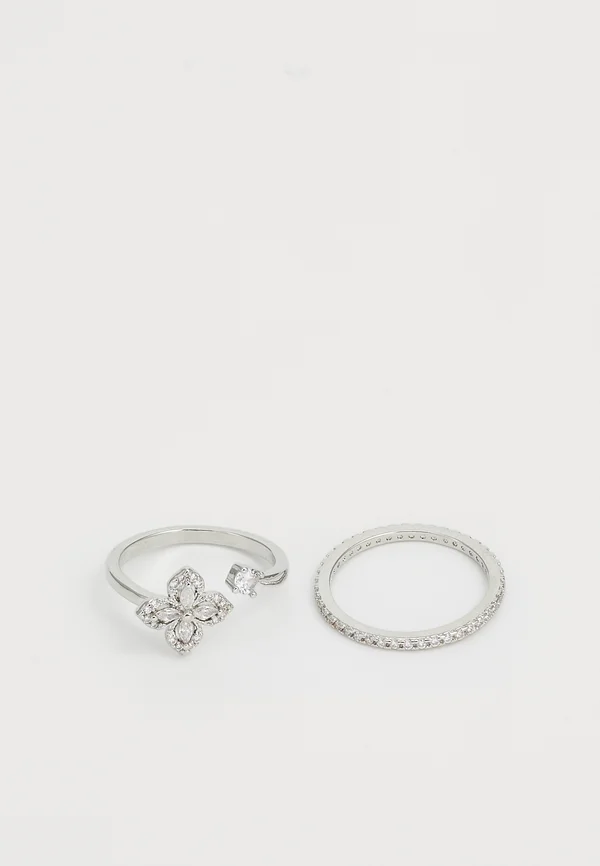 IRENNE 2 PACK - Ring - silver-coloured