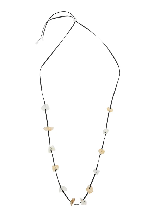 IRREGULAR RHINESTONE - Halskette - black denim