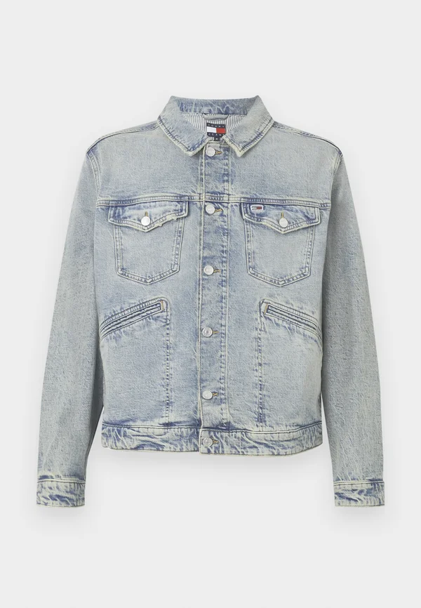 ISAAC TRUCKER UNISEX - Jeansjacke - denim medium