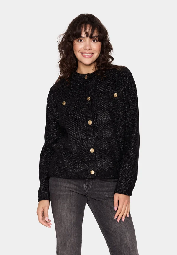 ISELASZ - Strickjacke - black