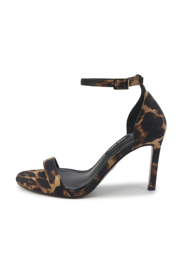 ISLA LEOPARD - High Heel Sandalette - brown/black