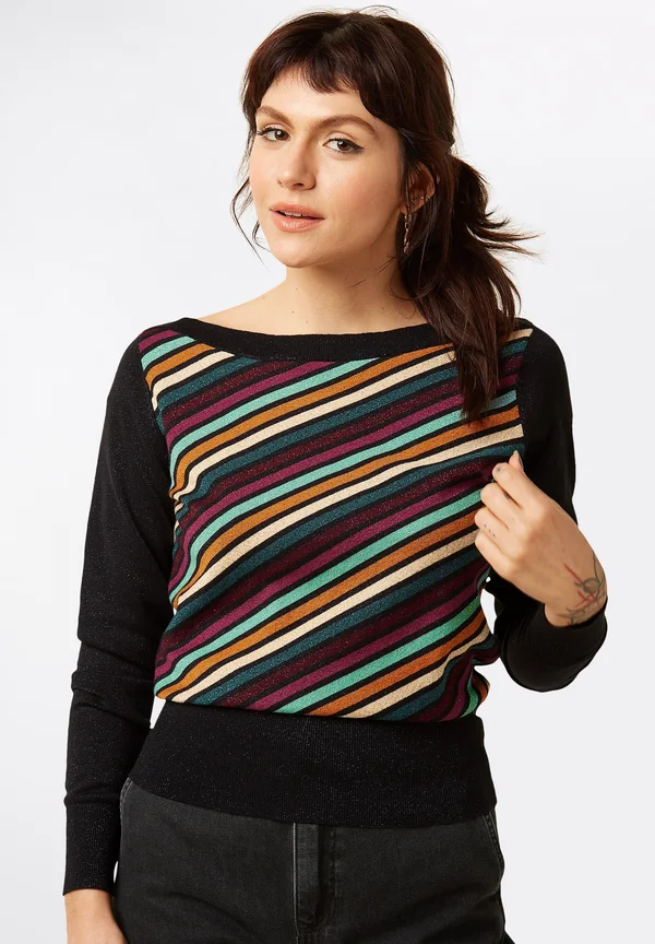 IVY LAPIS - Strickpullover - black