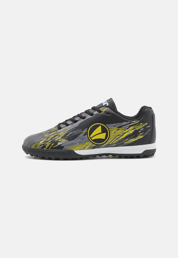 J-ST STEPOVER - Fußballschuh Multinocken - jet black/neon yellow