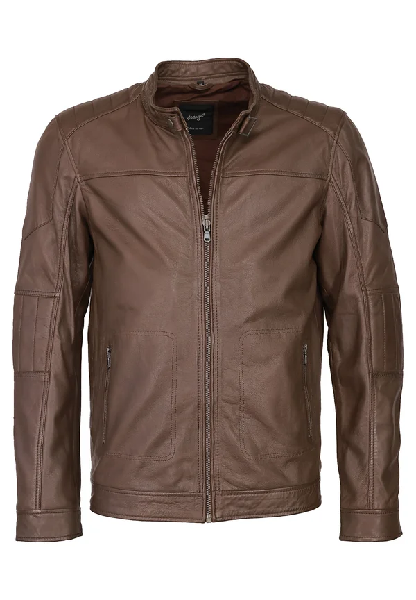 JACK - Lederjacke - brown