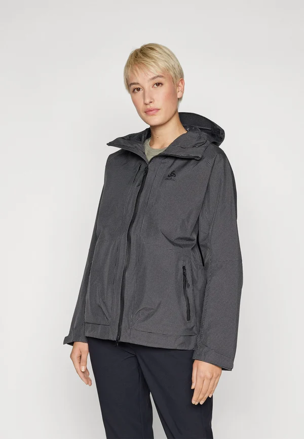 JACKET ASCENT WATERPROOF - Hardshelljacke - black