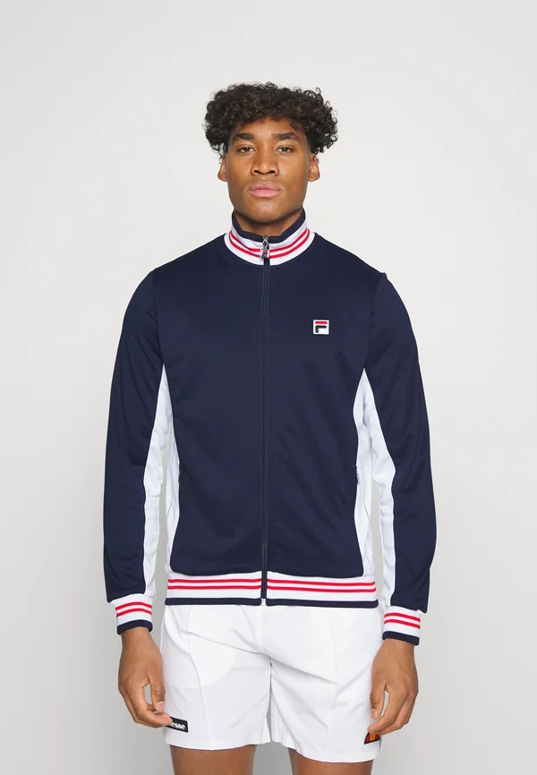JACKET BJÖRN - Trainingsjacke - navy/white