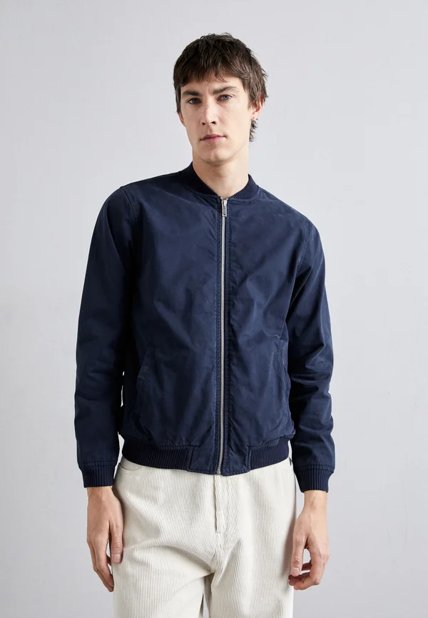JACKET - Bomberjacke - navy