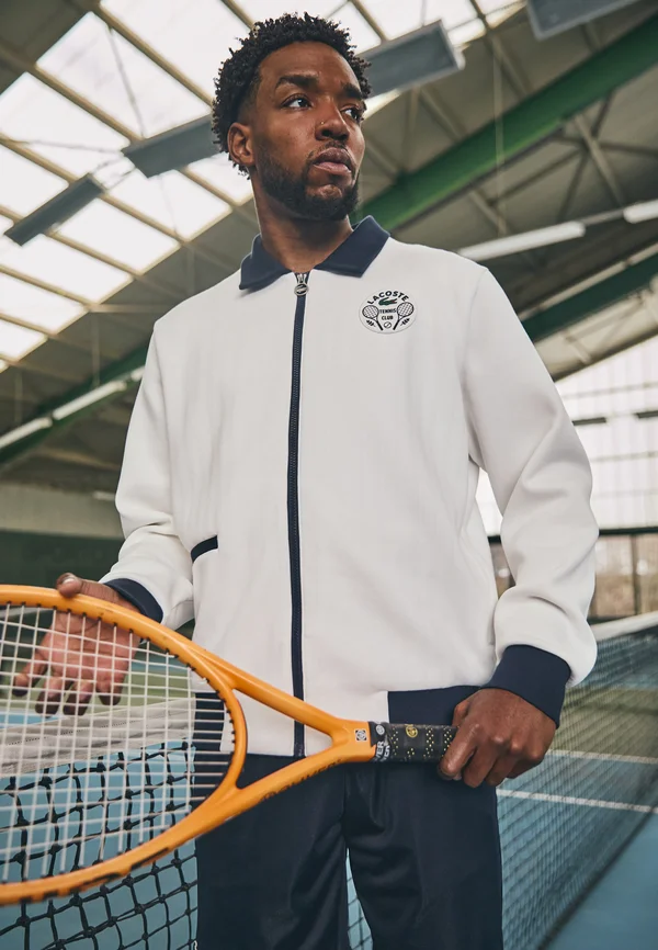 JACKET HERITAGE - Trainingsjacke - white/navy blue