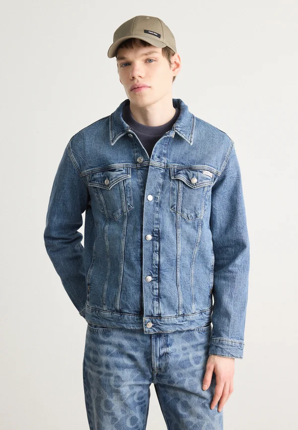 JACKET - Jeansjacke - denim dark