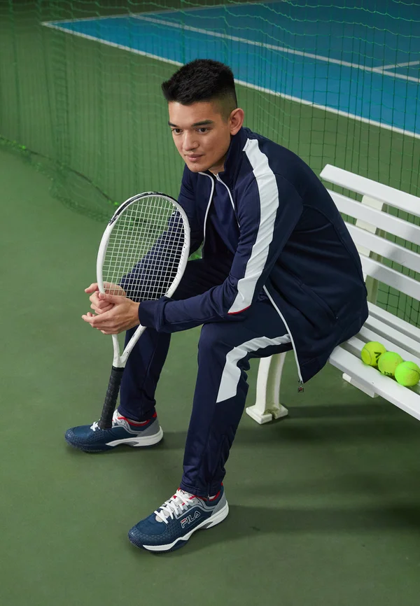 JACKET MANUEL - Trainingsjacke - navy/white