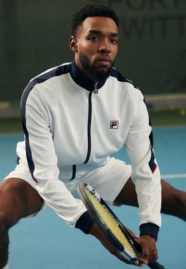JACKET MANUEL - Trainingsjacke - white/navy