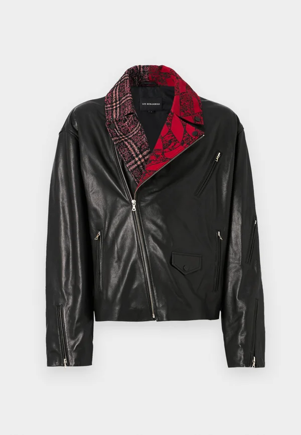 JACKET UNISEX - Lederjacke - noir