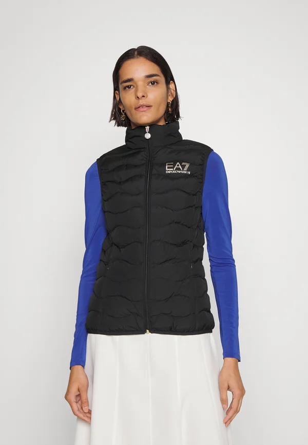 JACKET - Weste - black/gold-coloured