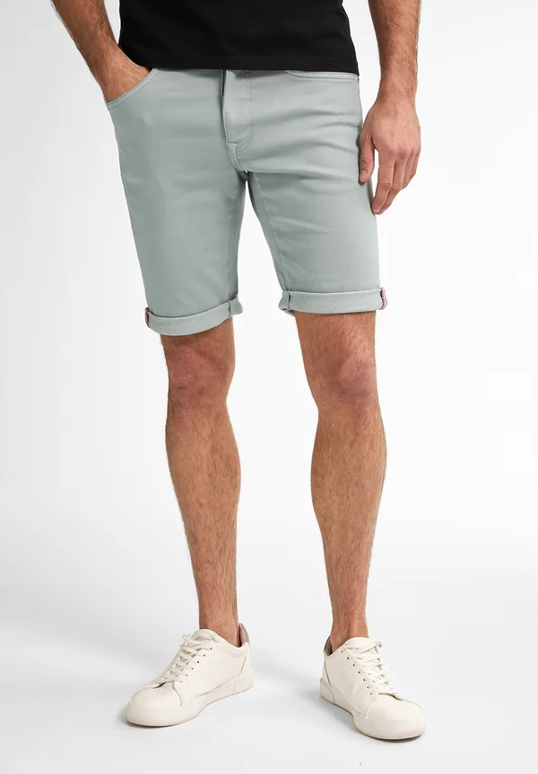 JACKSON COLOURED DENIM COCONUT - Jeans Shorts - aqua grey