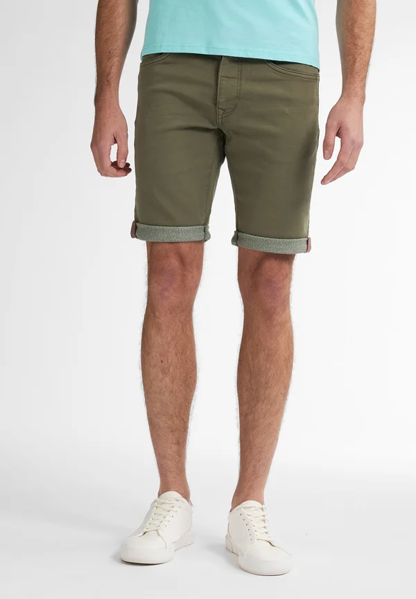 JACKSON COLOURED DENIM COCONUT - Jeans Shorts - dusty army