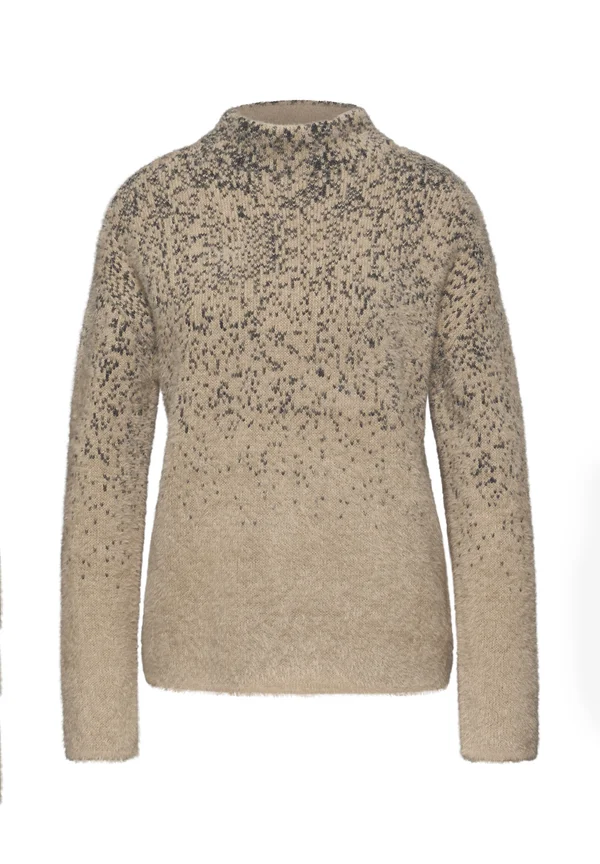 JACQUARD - Strickpullover - beige