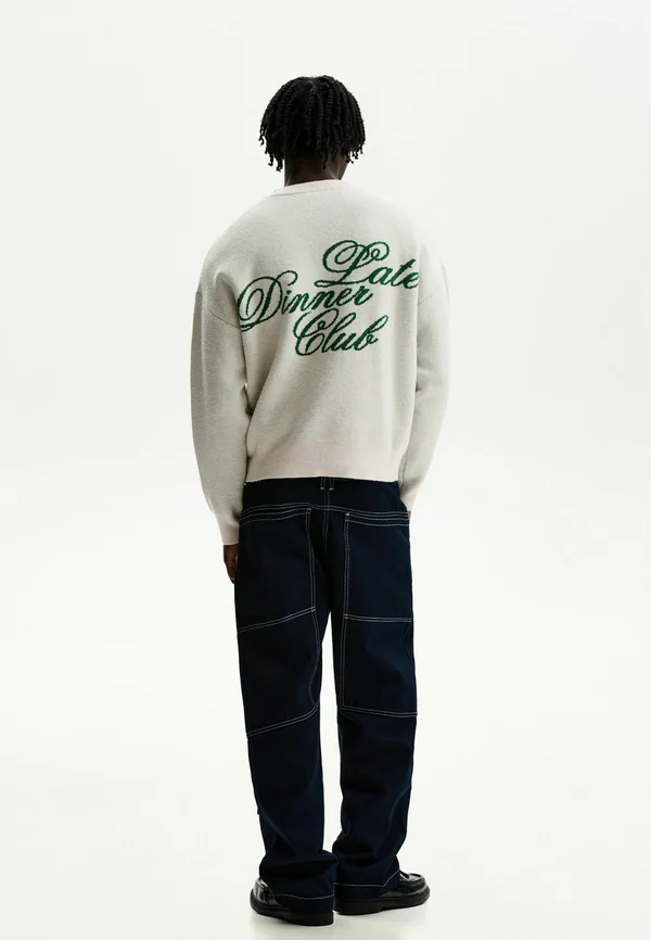 JACQUARD  - Strickpullover - white