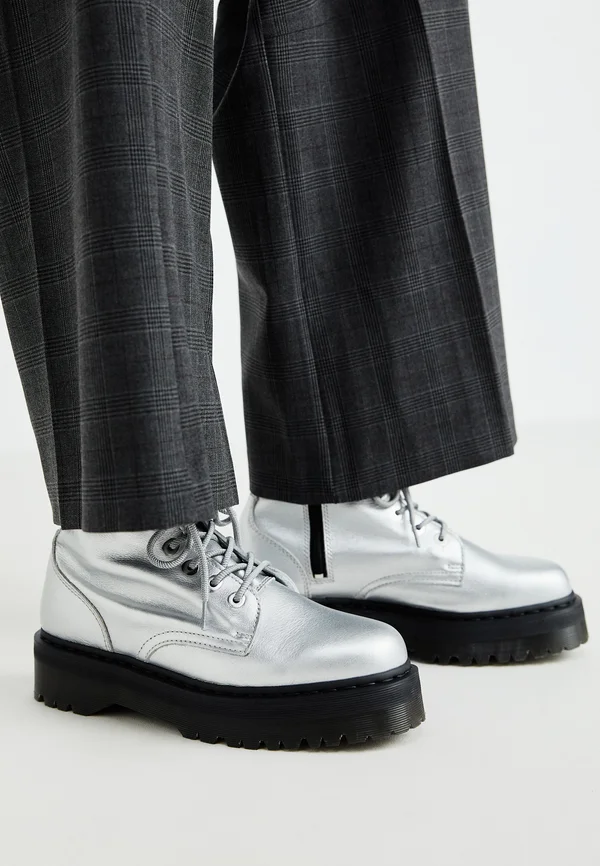 JADON UNISEX - Plateaustiefelette - silver milled metallic