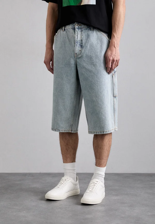 JAILHOUSE CARPENTER  - Jeans Shorts - washed blue
