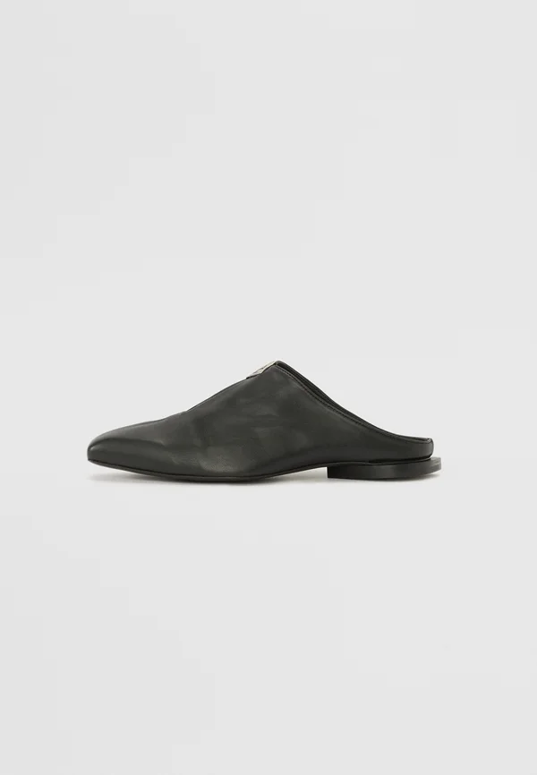 JAMAL SLIT UNISEX - Pantolette flach - black