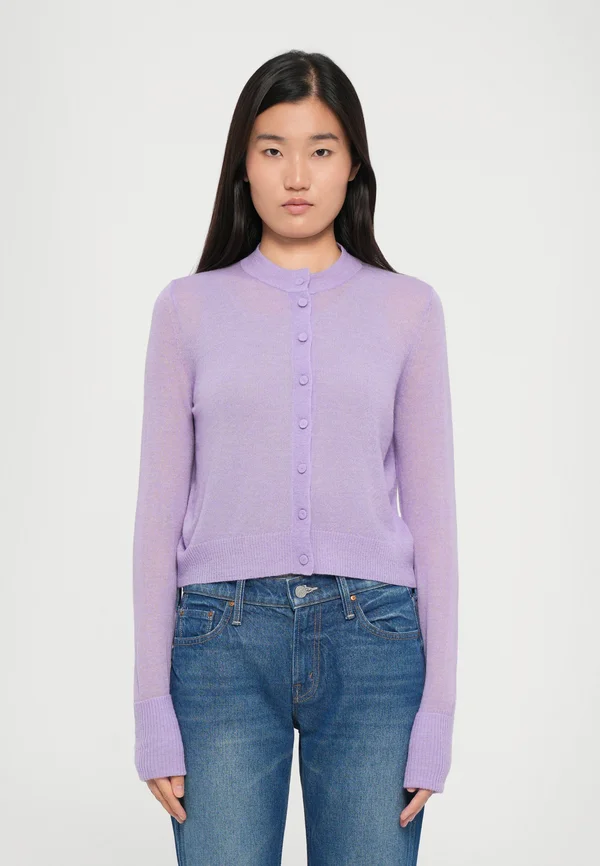 JAMES - Strickjacke - lila