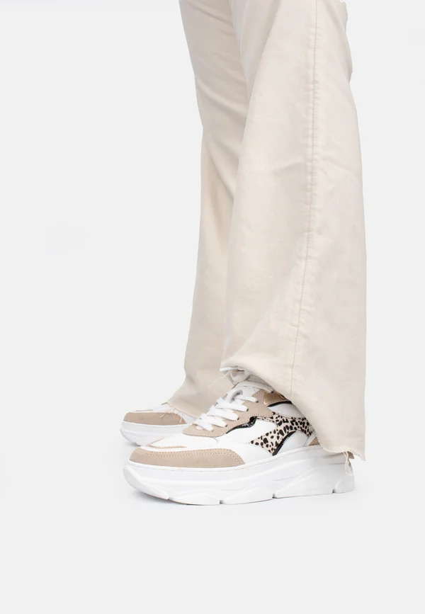JANA - Sneaker low - beige with combination