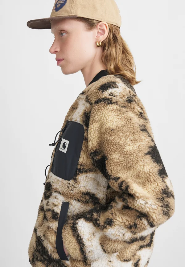 JANET LINER - Fleecejacke - multi-coloured/black