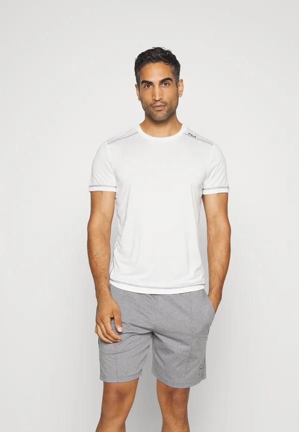 JANNIS - Sport T-Shirt - white alyssum