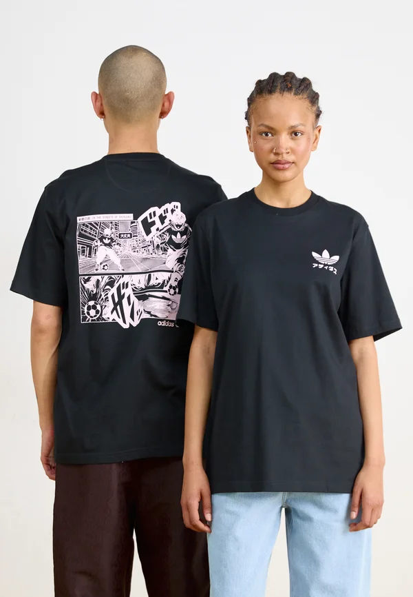 JAPAN MANGA TEE UNISEX - T-Shirt print - black