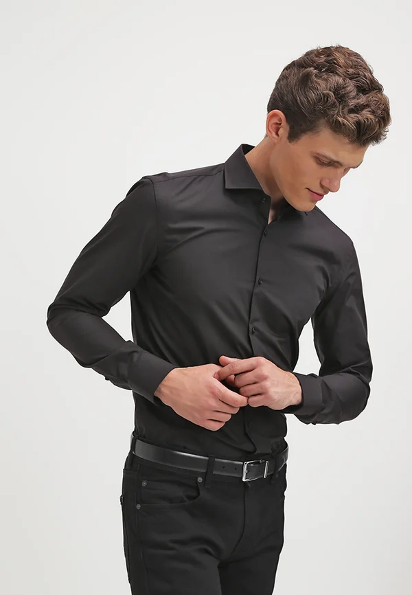 JASON SLIM FIT - Businesshemd - black
