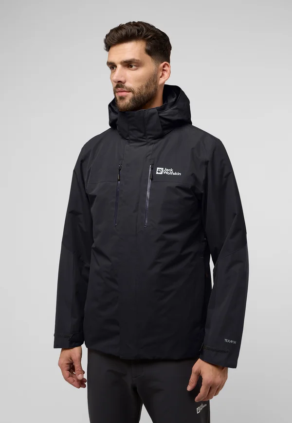 JASPER 3IN1 - Regenjacke / wasserabweisende Jacke - black