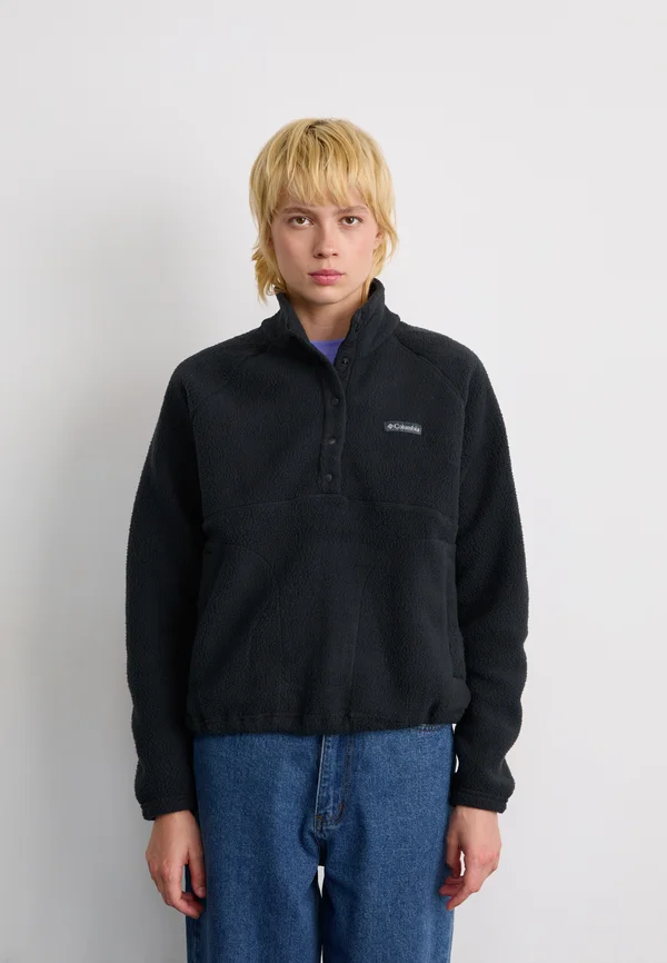 JASPER RIDGE™ HALF SNAP - Fleecepullover - black