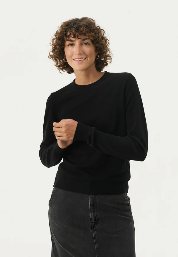 JAYLYN - Strickpullover - black