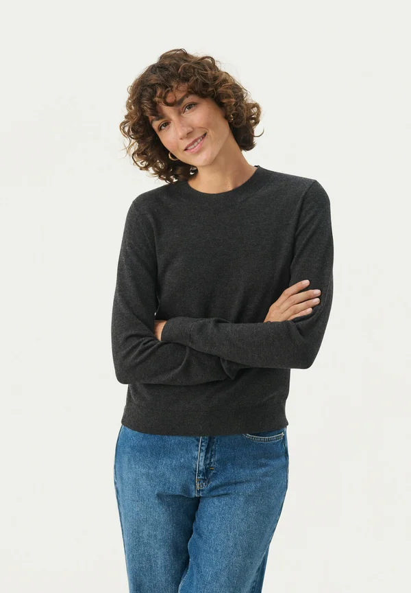 JAYLYN - Strickpullover - dark grey melange