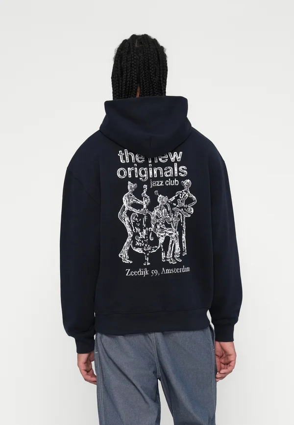 JAZZ CLUB HOODIE - Sweatshirt - navy