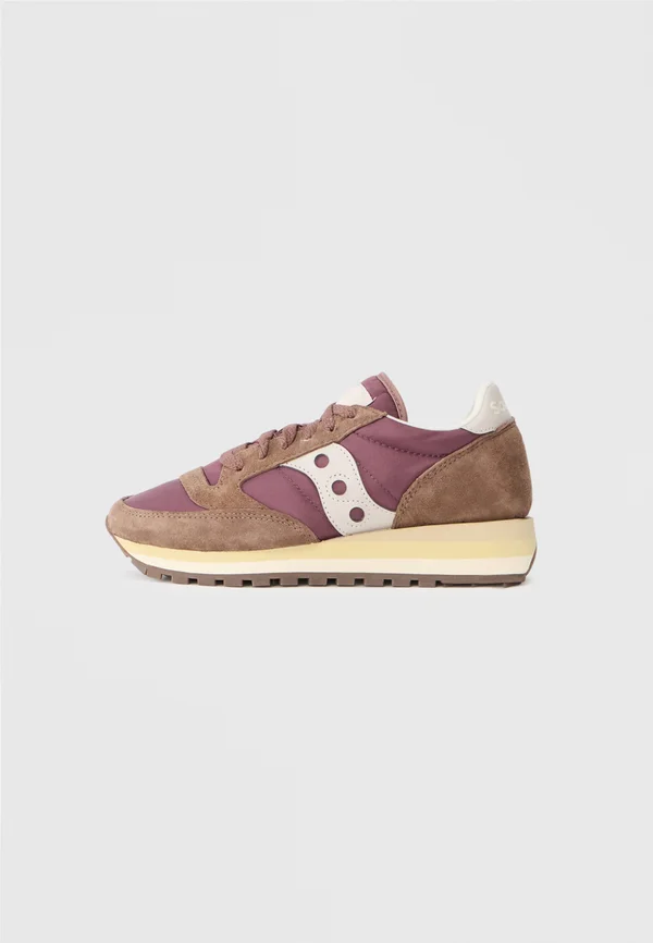 JAZZ TRIPLE - Sneaker low - deep red/tan