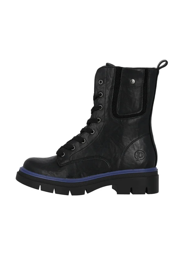 JAZZLY  - Schnürstiefelette - schwarz blau