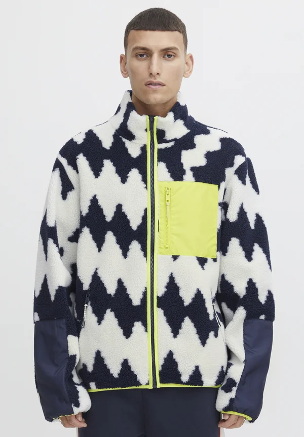 JCMBerra TEDDY - Fleecejacke - navy blazer mix
