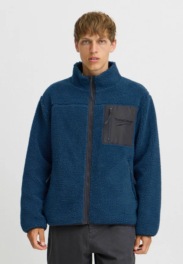 JCMMBERRI TEDDY - Fleecejacke - true navy mix