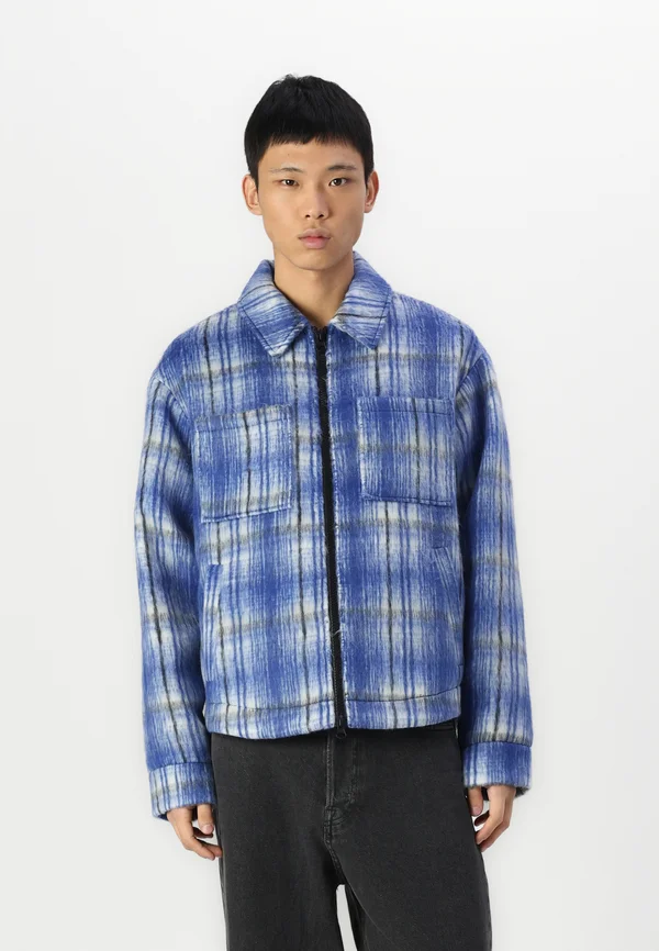 JCOUNION CHECK JACKET - Übergangsjacke - beaucoup blue