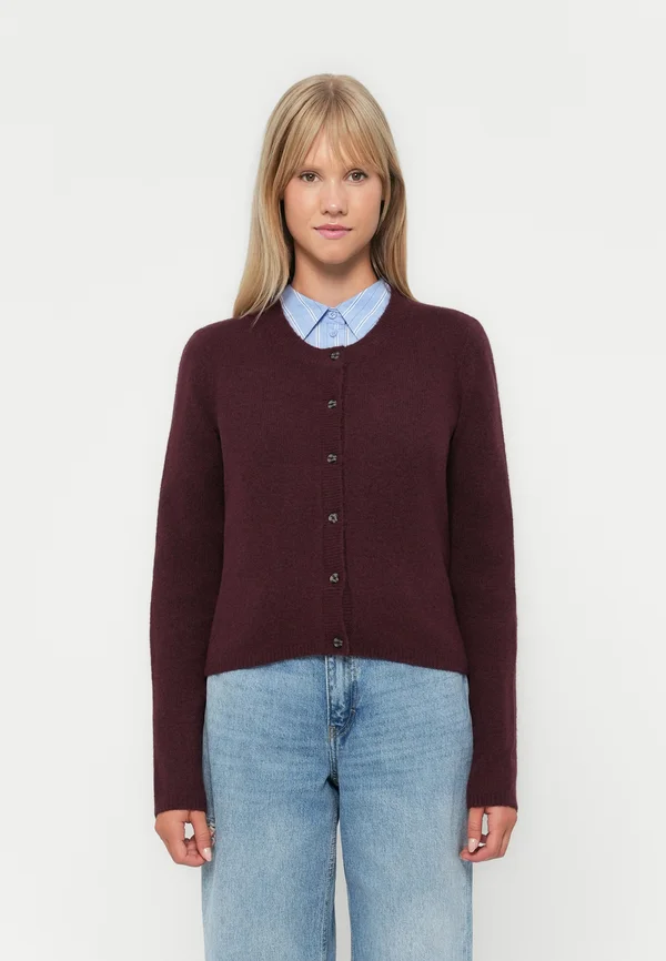 JDYCHLOE LIFE - Strickjacke - winetasting