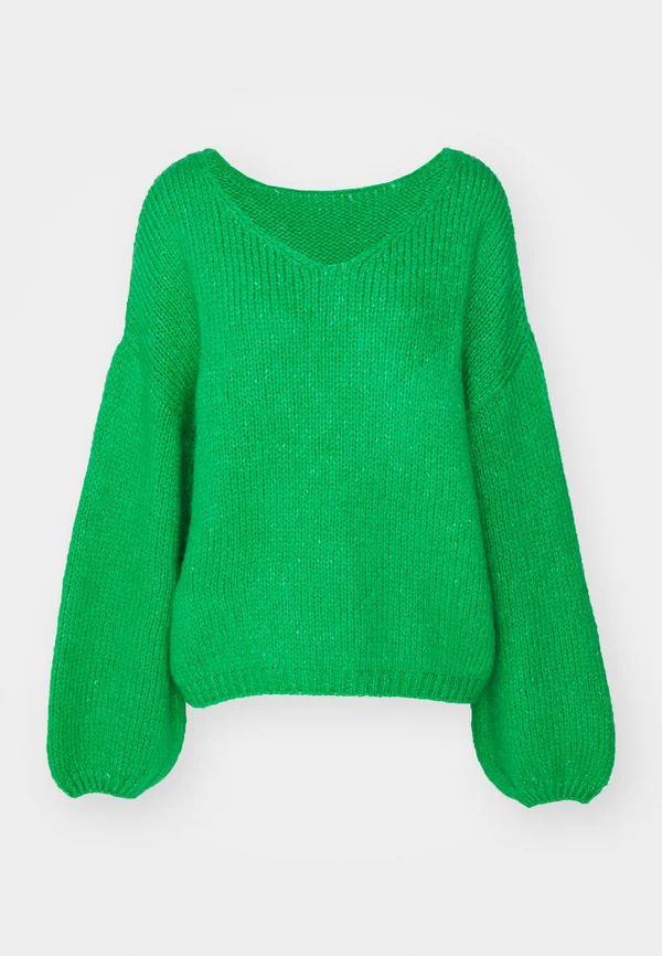 JDYDINEA REVERSIBLE - Strickpullover - bright green